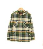 ヒステリックグラマー HYSTERIC GLAMOUR CIRCLE GIRL フーデッドCPO パーカー ジップアップ M グリーン /HK ■OS