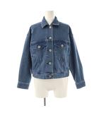 インディヴィ INDIVI デニムジャケット Gジャン インディゴブルー /DO ■OS