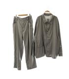 スーパーサンクス SUPERTHANKS カバーオール オーバーサイズ ジャケットパンツセット テーパード L グレー /HK ■OS