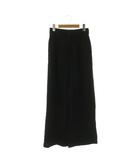  ローレン louren ワイドパンツ ジッパーフライ コットン T 黒 /NR ■OS ■SH