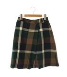 ブルーレーベルクレストブリッジ BLUE LABEL CRESTBRIDGE チェックスカート 膝丈 フレア 36 マルチカラー /DO ■OS