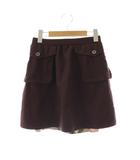 バーバリー チルドレン BURBERRY CHILDREN ギャザースカート 12Y ブラウン /ES ■OS