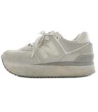 ニューバランス NEW BALANCE WL574ZSC スニーカー 24.5cm グレー /SR