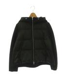 異素材切り替えダウンジャケット フード 38 ブラック /ES ■OS