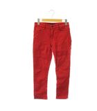 プラダ PRADA カラーデニムパンツ ジーンズ スキニー 25 レッド /ES ■OS