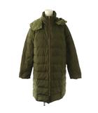 ナノユニバース nano universe ダウンコート フード付き F カーキグリーン /ES ■OS