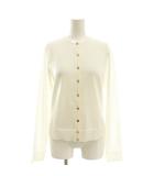 ミューズ ドゥーズィエム クラス MUSE de Deuxieme Classe 24SS FF Future クルーネック カーディガン 38 ホワイト /CX ■OS