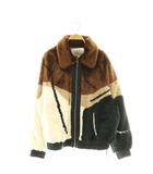 アメリヴィンテージ Ameri VINTAGE 25AW DESSERT CUP FUR BLOUSONブルゾン フェイクファー F ブラウン アイボリー ブラック 0125206610650 /CX ■OS