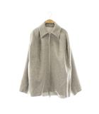 エンフォルド ENFOLD 25AW ZIPPER BLOUSON ブルゾン ジップアップ 38 グレー /DO ■OS