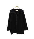 シクラス CYCLAS ウールフードジップアップショートコート アウター 34 ネイビー /DF ■OS