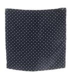 トゥモローランド TOMORROWLAND ドット柄 シルク ポケットチーフ 紺 ネイビー /SR ■SH
