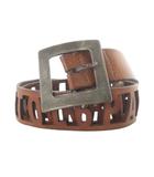 マルタンマルジェラ 14 Martin Margiela 14 カッティングレザーベルト 茶色 ブラウン /SR■SH