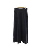 エブール ebure 24AW フレアロングスカート 38 ネイビー /DO ■OS ■SH