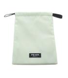 プラダ PRADA BEAUTY ノベルティ 巾着ポーチ 黄緑 グリーン /SR ■OH