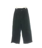 25AW MONN コーデュロイパンツ ワイド タック 38 ネイビー /CX ■OS