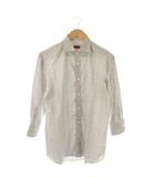 イザイア ISAIA チェックシャツ 長袖 グレー /HK ■OS