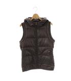 ダブルスタンダードクロージング ダブスタ DOUBLE STANDARD CLOTHING フード ダウンベスト ジップアップ フード ブラウン /DF ■OS