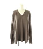 イエナ IENA 18ゲージVネックプルオーバー ニット セーター 長袖 ウール モカ /NR ■OS