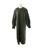 センスオブプレイス バイ アーバンリサーチ Sense of Place by Urban Research 25AW ニットワンピース ロング 長袖 F グレー /DO ■OS