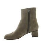 ギャルリーヴィー GALERIE VIE トゥモローランド スエードショートブーツ 37 モカ /SS ■OS