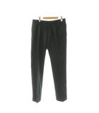 テットオム TETE HOMME ストライプ スラックス パンツ サテン 5 ブラック /CX ■OS