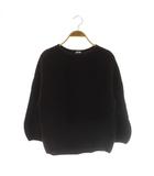 イエナ IENA ウール クルーネックニット セーター 長袖 ボリュームスリーブ ボルドー /MY ■OS