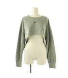 ナイキ NIKE FB8265-063AS W NSW DIM FLC FT CREW CROPスウェット プルオーバー 23AW M グレー /HK ■OS ■SH