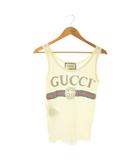グッチ GUCCI ロゴメッシュタンクトップ カットソー オフホワイト マルチカラー 502139 /DO ■OS ■SH