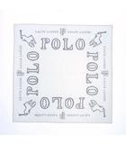 ポロ ラルフローレン POLO RALPH LAUREN ノベルティ ふろしき ハンカチ 白 ホワイト ネイビー ロゴ ■SH /RI ■OS