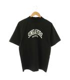 バレンシアガ BALENCIAGA SINGAPORE限定 Tシャツ カットソー XXS ブラック ホワイト 764235 /DO ■OS ■SH