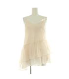 ティアードキャミソール アシンメトリー ルームウェア ONE ピンク /MY ■OS