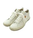 スピングルムーブ SPINGLE MOVE スニーカー XS 22.5cm 白 ホワイト ハイカット /RI ■OS