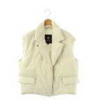 ドゥロワー Drawer ダウンテーラードジレ ダウンベスト 36 オフホワイト /ES ■OS