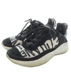 シャネル CHANEL ココマーク  スニーカー 38 黒 ブラック 白 ホワイト G38290 /SR