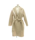 Sマックスマーラ 'S Max Mara ウール ベルテッドコート チェスター アウター ベルト付き 40 ベージュ /CX ■OS