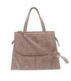 カービングトライブス グレースコンチネンタル CARVING TRIBES 2way ショルダーバッグ ハンドバッグ ピンク /SR