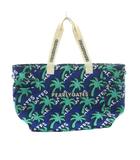 パーリーゲイツ PEARLY GATES POP ヤシの木柄 カートバッグ ボストン 紺 ネイビー 緑 グリーン /SS ■OS