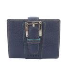 ロエベ LOEWE ベルトモチーフ コインケース 小銭入れ レザー 紺 ネイビー /SR ■OH