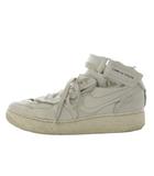 COMME des GARCONS × Nike Air Force 1 Mid White コムデギャルソン × ナイキ エアフォース1 ミッド ホワイト スニーカー US9 DC3601-100 /YO34