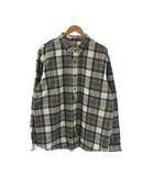 エルエルビーン L.L.BEAN チェック ネルシャツ 長袖 コットン XXL 青 /CX ■OS