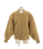 マックスマーラ MAX MARA ARCELLA TEDDY テディ ボンバージャケット ブルゾン 36 ライトブラウン ベージュ 10810321621 /AQ ■OS