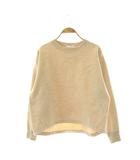 ユナイテッドアローズ UNITED ARROWS リーヴズ ジャガード スウェット プルオーバー ベージュ /HK ■OS