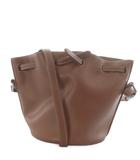 ヴァジック VASIC CLUB MINI MINI ショルダーバッグ ワンショルダー レザー 巾着 ブラウン /YO11 ■SH