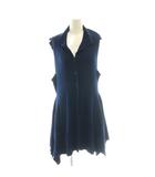 ヒロコビス HIROKO BIS ヒロコビス ニットワンピース ノースリーブ 11 紺 ネイビー ミニ丈 /AG ■OS