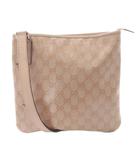 グッチ GUCCI GGスプリーム クロスボディ ショルダーバッグ ピンクベージュ /SR ■OH
