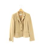 マックスマーラ MAX MARA ウールアンゴラジャケット テーラード 38 ベージュ /DO ■OS