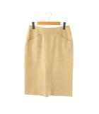 マックスマーラ MAX MARA キャメルスカート タイト 40 ベージュ /DO ■OS