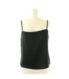 サテンクロップドキャミソール F ブラック /CX ■OS