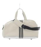 アディダス adidas スリーストライプ ボストンバッグ ショルダーバッグ ハンドバッグ 白 ホワイト 黒 ブラック HG5575 /SR