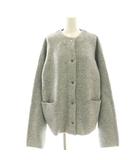 フリークスストア FREAKS STORE 24AW 裏配色 スナップ ニット カーディガン F グレー 青 /CX ■OS